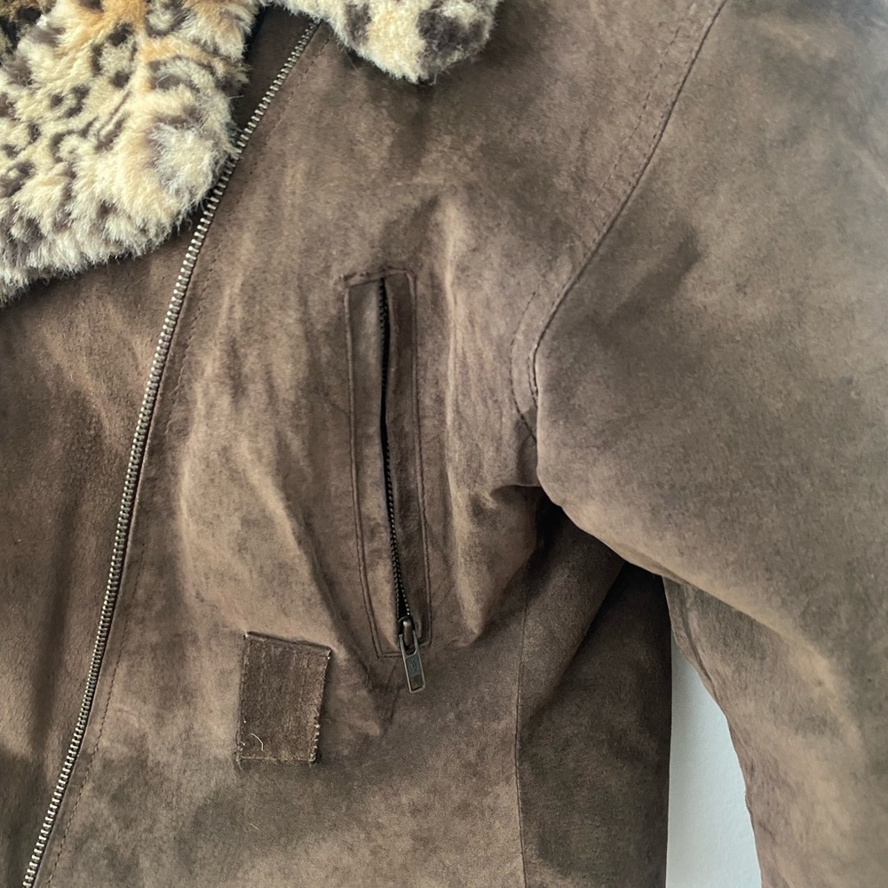 Vintage Leopard Moto Jacket - Picture 6 of 8